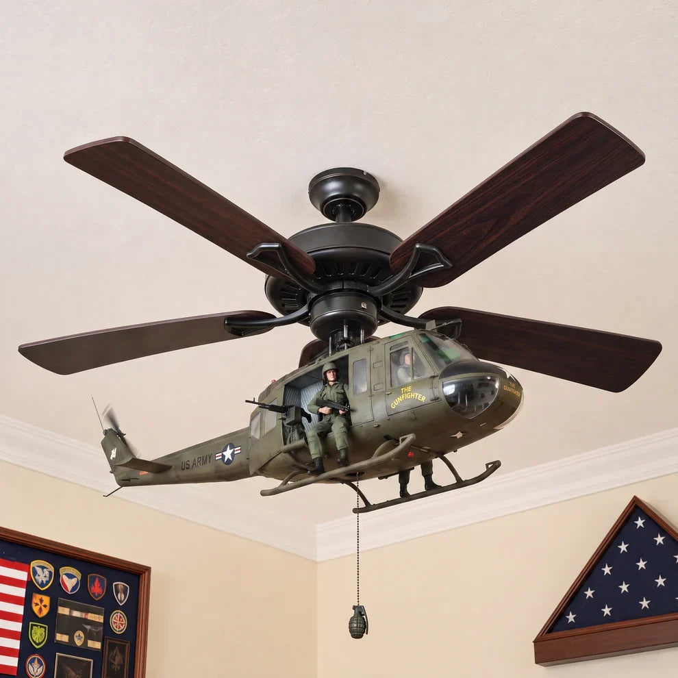 MilitaryFan™ - Helicopter Fan Kit
